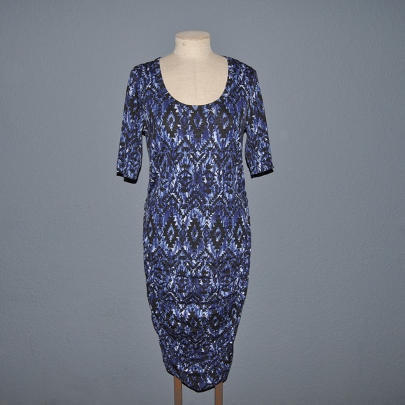3/$20 MOTHERHOOD MATERNITY Ruched Bodycon Dress M - Picture 3 of 8
